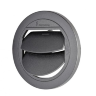 Air duct closing D50 / 60 mm black