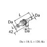 Reverse valve OE 18*3 (plastic) L=120