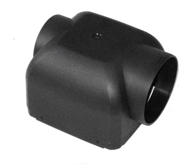 Adapter from heater to duct D4 D90 90 °